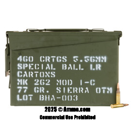 Image of Black Hills 5.56x45 Ammo - 460 Rounds of 77 Grain OTM Mk 262 MOD 1-C Ammunition in Ammo Can