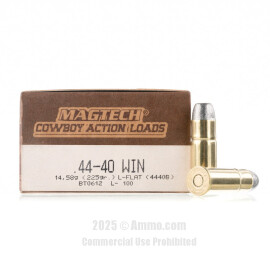 Image of Magtech 44-40 Win Ammo - 50 Rounds of 225 Grain LFN Ammunition