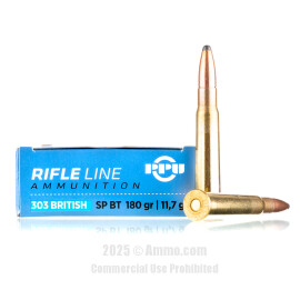 Image of Prvi Partizan 303 British Ammo - 20 Rounds of 180 Grain SP Ammunition