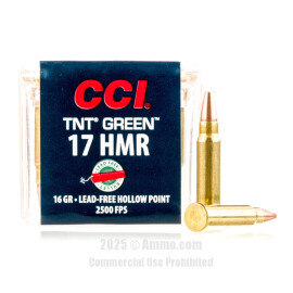 Image of CCI 17 HMR Ammo - 50 Rounds of 16 Grain HP Ammunition