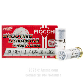 Image of Fiocchi 12 Gauge Ammo - 250 Rounds of 1 oz. #8 Shot Ammunition
