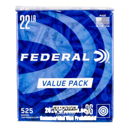 Image of Federal 22 LR Ammo - 525 Rounds of 36 Grain CPHP Ammunition