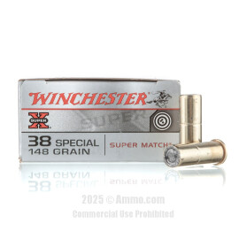 Image of Winchester Super-X 38 Special Ammo - 500 Rounds of 148 Grain Wadcutter Ammunition