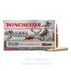 Image of Winchester Deer Season XP 30-06 Ammo - 200 Rounds of 150 Grain Extreme Point Ammunition