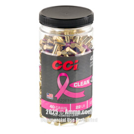 Image of CCI Clean-22 22 LR Ammo - 400 Rounds of 40 Grain Poly-Coated LRN Ammunition