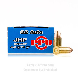 Image of Prvi Partizan 32 ACP Ammo - 1000 Rounds of 71 Grain JHP Ammunition