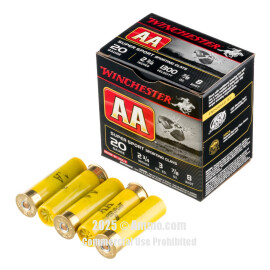 Image of Bulk 20 Gauge Ammo - 250 Rounds of Bulk 7/8 oz. #8 Shot Ammunition from Winchester