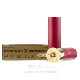 Image of Federal 12 ga Ammo - 5 Rounds of 00 Buck Ammunition