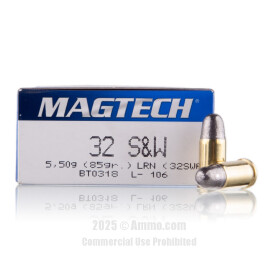 Image of Magtech 32 S&W Ammo - 1000 Rounds of 85 Grain LRN Ammunition