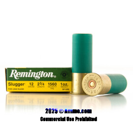 Image of Remington 12 ga Ammo - 5 Rounds of 1 oz. Rifled Slug Ammunition