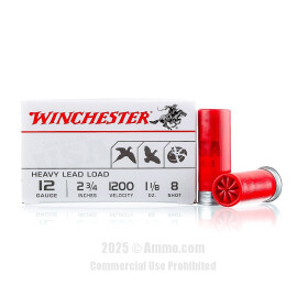 Image of Winchester 12 Gauge Ammo - 100 Rounds of 1-1/8 oz. #8 Shot Ammunition