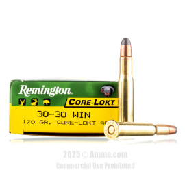 Image of Remington 30-30 Ammo - 200 Rounds of 170 Grain CL-SP Ammunition