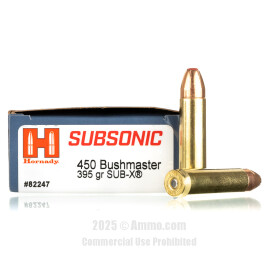 Image of 450 Bushmaster - 395 Grain Sub-X - Hornady Subsonic - 20 Rounds