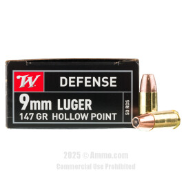 Image of Winchester 9mm Ammo - 500 Rounds of 147 Grain JHP Ammunition