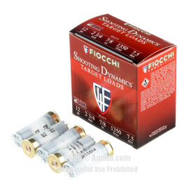 Image of Bulk 12 Gauge Ammo - 250 Rounds of Bulk 7/8 oz. #7-1/2 Shot Ammunition from Fiocchi