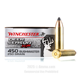 Image of Winchester Deer Season XP 450 Bushmaster Ammo - 20 Rounds of 250 Grain Extreme Point Ammunition