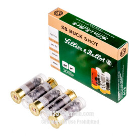 Image of Bulk 12 Gauge Ammo - 250 Rounds of Bulk 1-1/8 oz. #1 Buck Ammunition from Sellier and Bellot