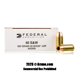 Image of Federal Classic 40 cal Ammo - 1000 Rounds of 180 Grain JHP Ammunition