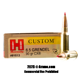 Image of Hornady Custom 6.5 Grendel Ammo - 20 Rounds of 90 Grain CX Ammunition