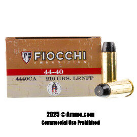 Image of Fiocchi 44-40 Win Ammo - 50 Rounds of 210 Grain LRN Ammunition