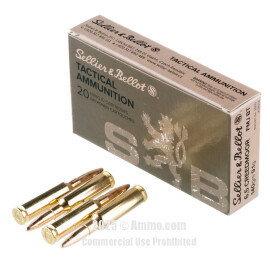 Image of Bulk 6.5 Creedmoor Ammo - 500  Rounds of Bulk 140 Grain FMJ-BT Ammunition from Sellier and Bellot