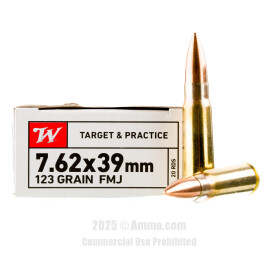 Image of Winchester 7.62x39 Ammo - 200 Rounds of 123 Grain FMJ Ammunition (Made in Serbia)