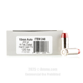 Image of Underwood 10mm Ammo - 200 Rounds of 200 Grain Hard Cast Ammunition