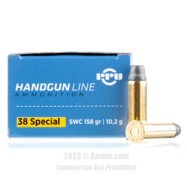 Image of Prvi Partizan 38 Special Ammo - 500 Rounds of 158 Grain Semi-Wadcutter Ammunition