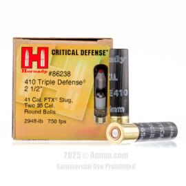 Image For 20 Rounds Of Specialty 410 Hornady Ammunition