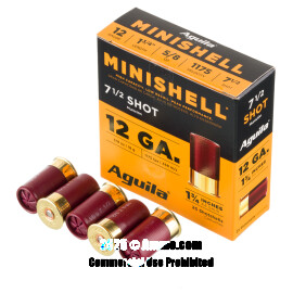 Image of Bulk 12 Gauge Ammo - 250 Rounds of Bulk 5/8 oz. #7-1/2 Shot Ammunition from Aguila