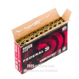 Image of Bulk 223 Rem Ammo - 500  Rounds of Bulk 55 Grain FMJ-BT Ammunition from Federal