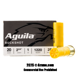 Image of Bulk 20 Gauge Ammo - 250 Rounds of Bulk 1 oz. #2 Buck Ammunition from Aguila