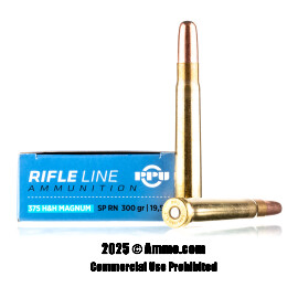 Image of Prvi Partizan 375 H&H Magnum Ammo - 10 Rounds of 300 Grain SP Ammunition