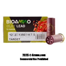 Image of BioAmmo Rex Lead 12 Gauge Ammo - 250 Rounds of 7/8 oz. #7-1/2 Shot Ammunition