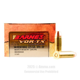 Image of Barnes 44 Magnum Ammo - 20 Rounds of 225 Grain XPB HP Ammunition