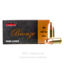 Image of PMC 9mm Ammo - 1000 Rounds of 147 Grain FMJ Ammunition