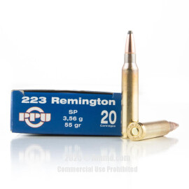 Image of Prvi Partizan 223 Rem Ammo - 1000 Rounds of 55 Grain Soft Point Ammunition
