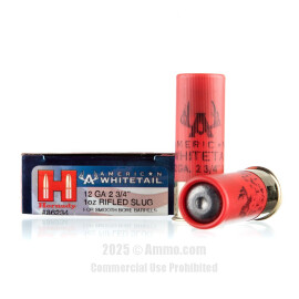 Image of Hornady 12 Gauge Ammo - 5 Rounds of 1 oz. Rifled Slug Ammunition