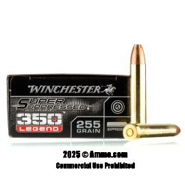 Image of Winchester Super Suppressed 350 Legend Ammo - 200 Rounds of 255 Grain Open Tip Ammunition