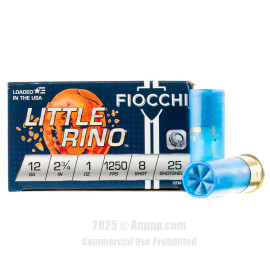 Image of Fiocchi 12 Gauge Ammo - 250 Rounds of 1 oz. #8 Shot (Lead) Ammunition