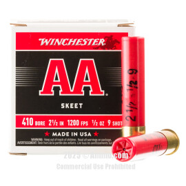 Image For 25 Rounds Of 1/2 oz. #9 Shot 410 Winchester Ammunition