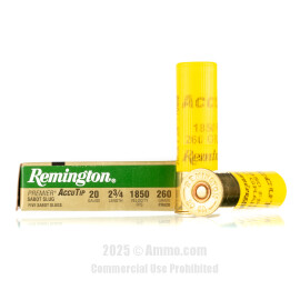 Image of Remington 20 ga Ammo - 5 Rounds of 260 Grain Sabot Slug Ammunition
