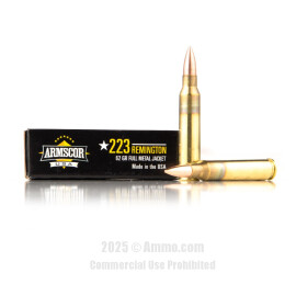 Image of Armscor 223 Rem Ammo - 20 Rounds of 62 Grain FMJ-BT Ammunition