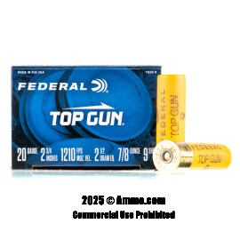 Image of Federal 20 ga Ammo - 25 Rounds of 7/8 oz. #9 Shot (Lead) Ammunition
