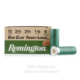Image of Remington 12 Gauge Ammo - 25 Rounds of 1-1/8 oz. #8 Shot (Lead) Ammunition