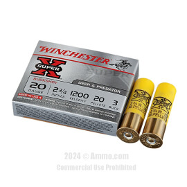 Image of Bulk 20 Gauge Ammo - 250 Rounds of Bulk Not Applicable #3 Buck Ammunition from Winchester