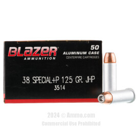 Image of CCI 38 Special Ammo - 50 Rounds of 125 Grain JHP +P Ammunition