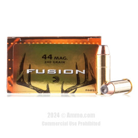 Image of Federal 44 Magnum Ammo - 20 Rounds of 240 Grain Fusion Ammunition