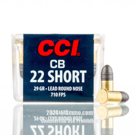 CCI 22 Short Ammo - 100 Rounds of 29 Grain LRN Ammunition