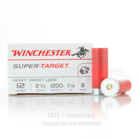 Image of Winchester Super Target 12 Gauge Ammo - 25 Rounds of #8 Shot Ammunition